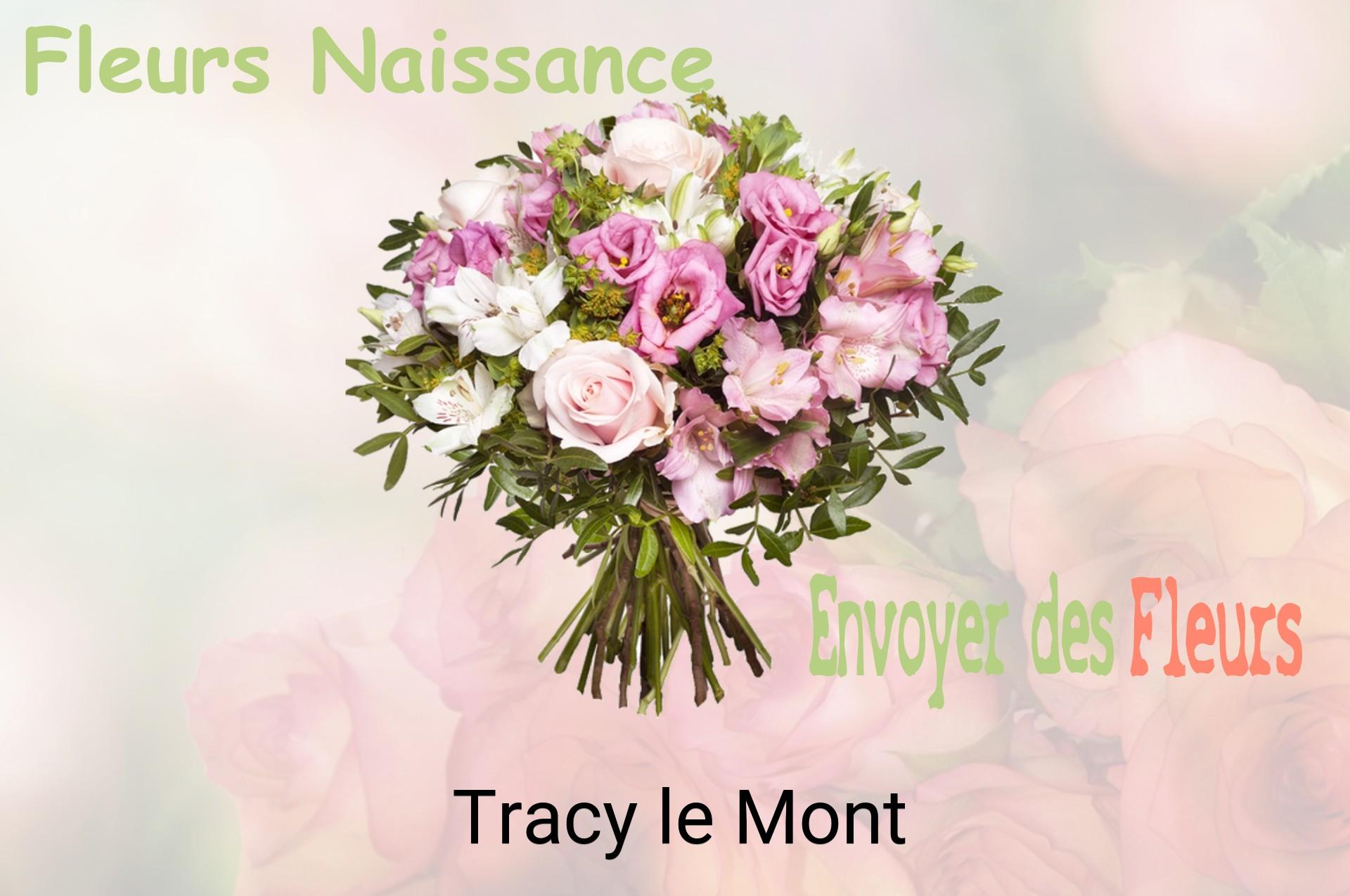 Bouquet de fleurs de naissance livré à Tracy-le-Mont